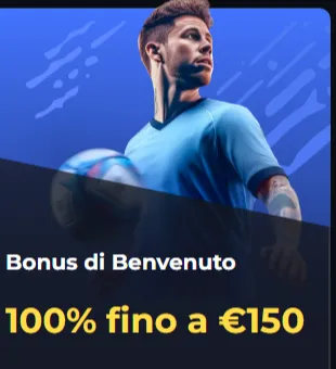 Bonus di benvenuto 100pct fino a eur150